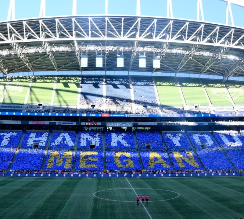 Megan Rapinoe commemorated in entrance of document crowd as she nears retirement