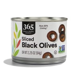365 by way of Complete Meals Marketplace, Ripe Sliced Olives, 2.25 Ounce