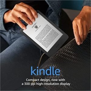 Kindle (2022 unencumber) – The lightest and maximum compact Kindle, now with a 6” 300 ppi high-resolution show, and 2x the garage – Black
