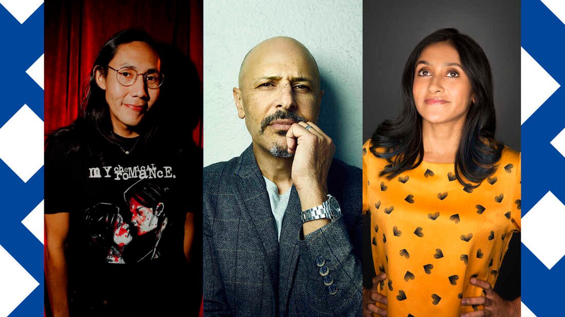 Maz Jobrani, Aparna Nancherla and Brian Bahe communicate race and comedy : Code Transfer : NPR