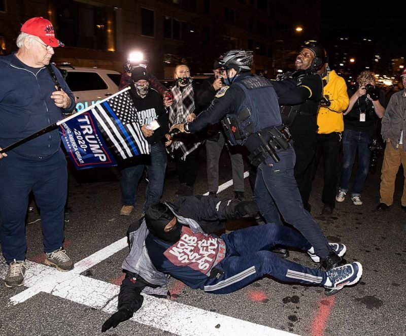 4 stabbed in skirmishes at DC protests, whilst 1 particular person shot at clashes in Washington state