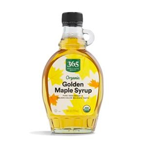 365 by means of Complete Meals Marketplace, Natural Grade A Golden Colour Maple Syrup, 8 Fl Ounces