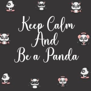 Stay Calm And Be A Panda: bullet magazine for youngster women (this guide is anti racist)