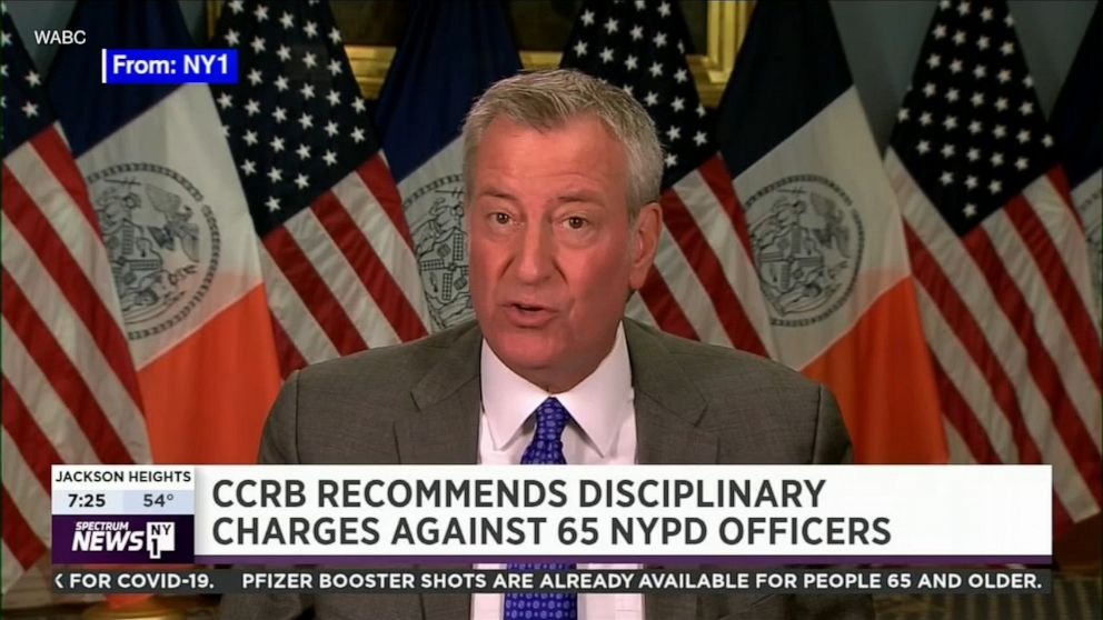 65 NYPD officials really helpful to be disciplined for behavior all over protests