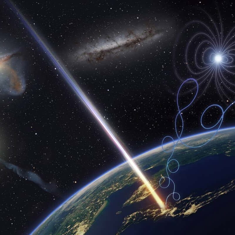 A mysterious, extremely full of life cosmic ray has smashed into Earth