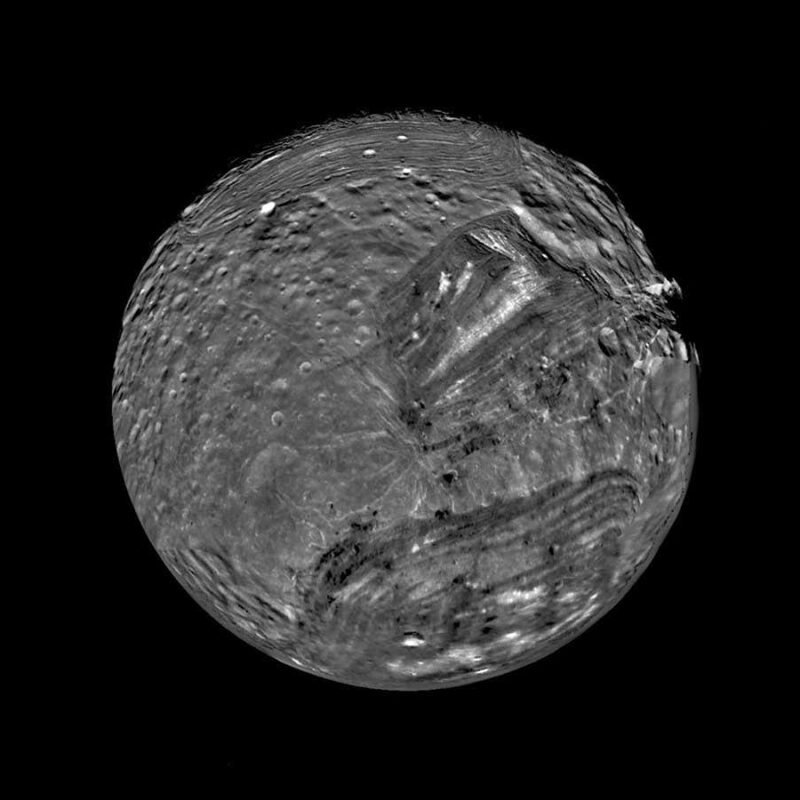 Moons round Uranus would possibly all at once expand atmospheres within the spring Moons round Uranus would possibly all at once expand atmospheres within the spring