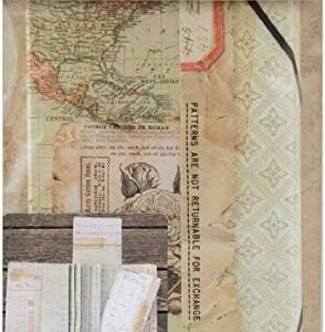 Tim Holtz Idea-ology Travel IDEA-OL 3 Pieces, Folio, Notebook & Plastic Band