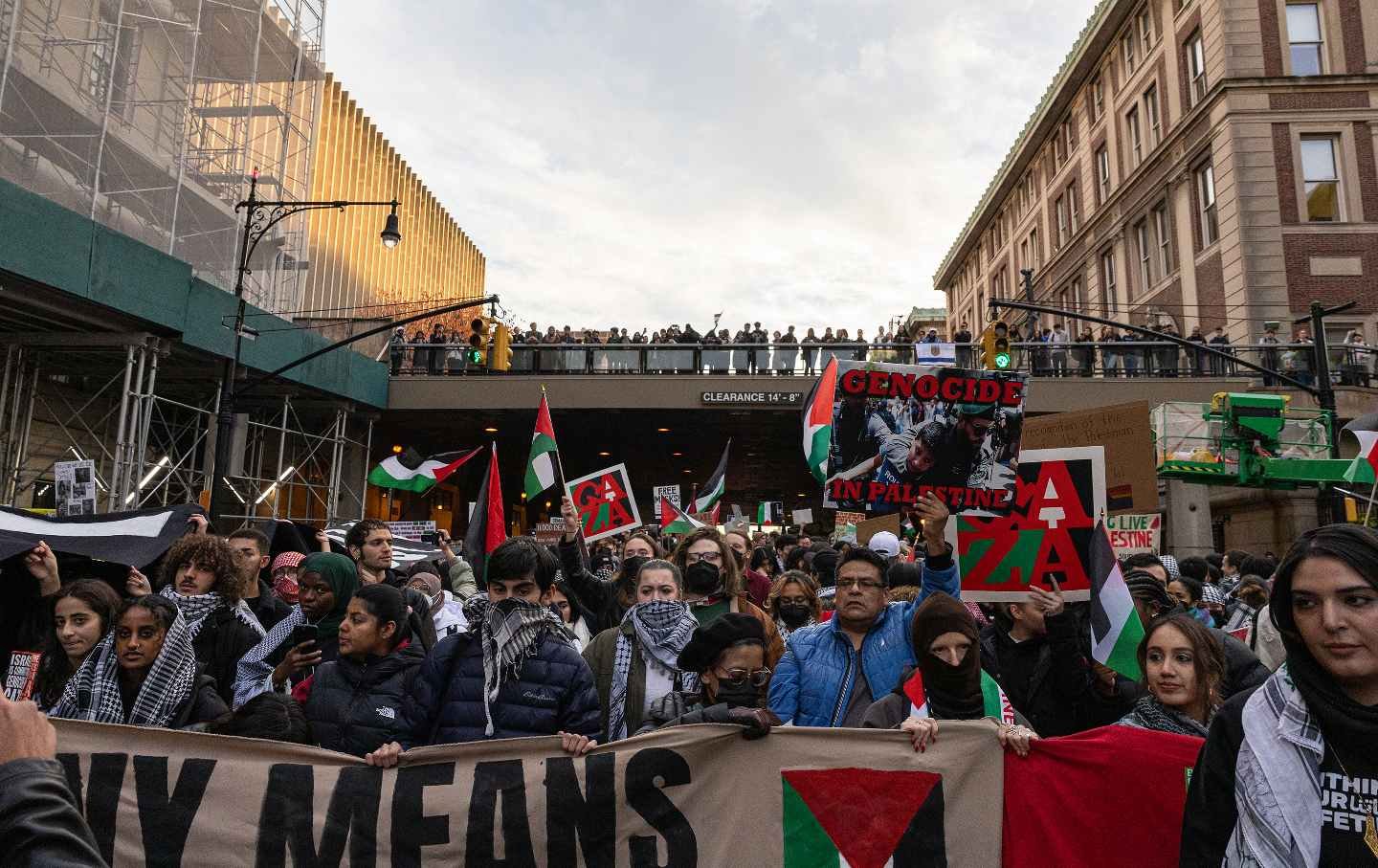 After a Chemical Attack on Pro-Palestine Protesters, Columbia Students Won’t Back Down