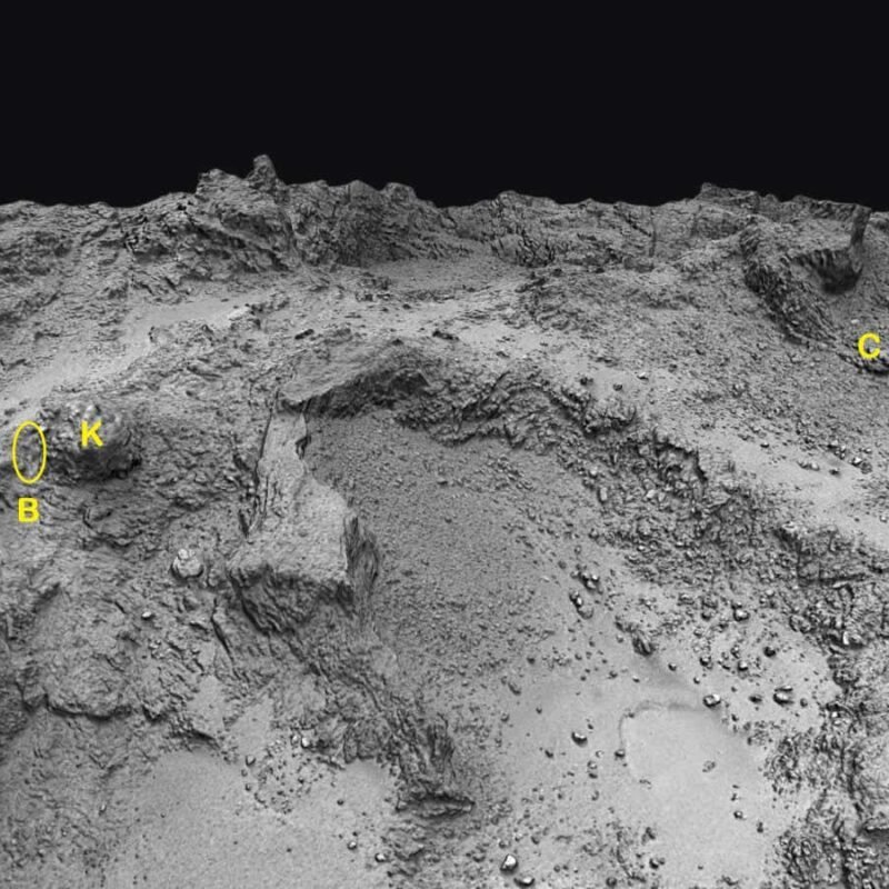 Caves noticed at the floor of a comet for the primary time Caves noticed at the floor of a comet for the primary time