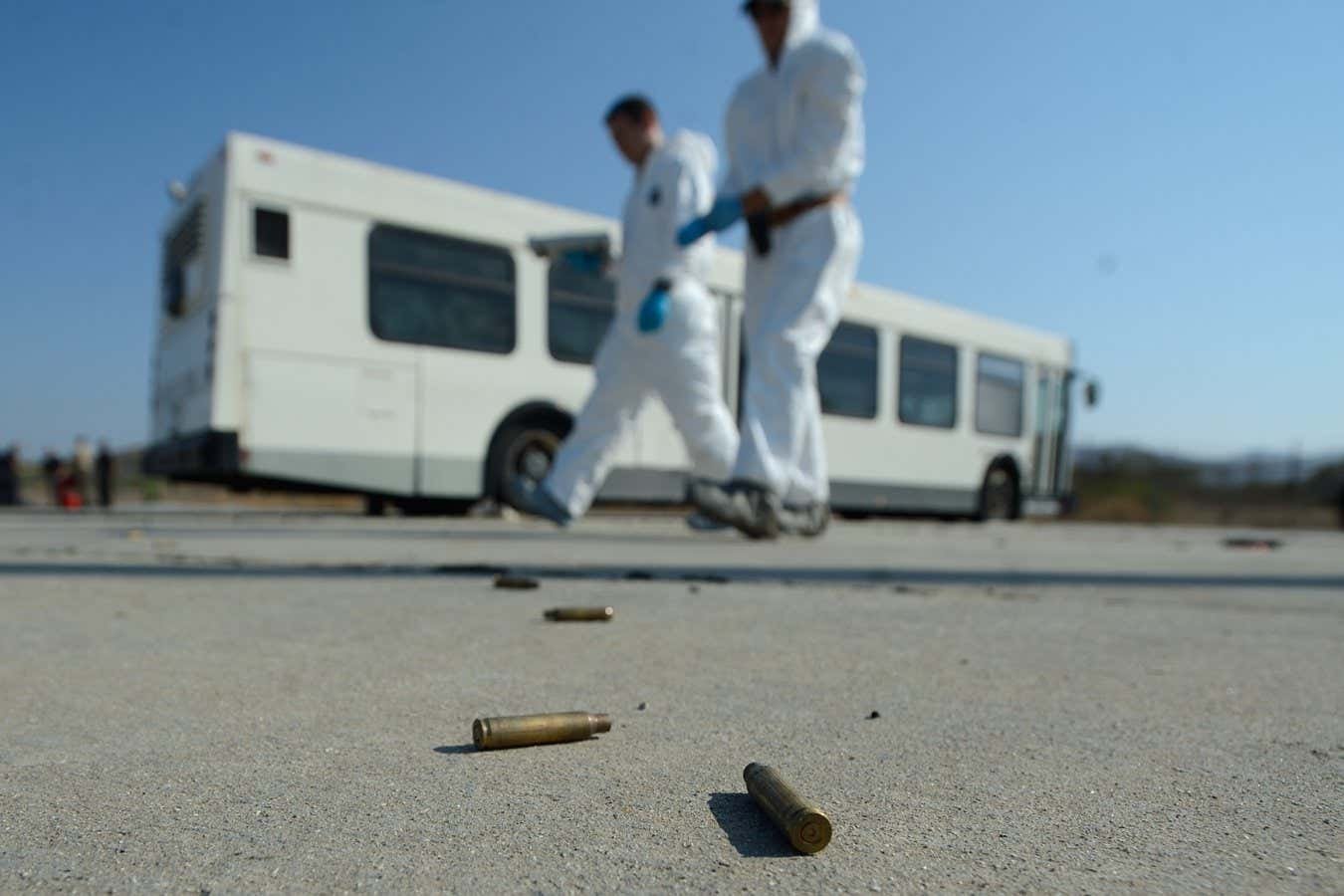 Missing bullets can be identified by ricochet residue at crime scenes