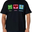 Peace Love Sociology T-Shirt