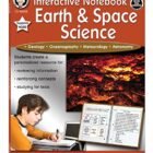 Mark Twain Earth & Space Science Interactive Books, Grades 5-8, Geology, Oceanography, Meteorology, and Astronomy Books, 5th Grade Workbooks and Up, … Homeschool Curriculum (Interactive Notebook)