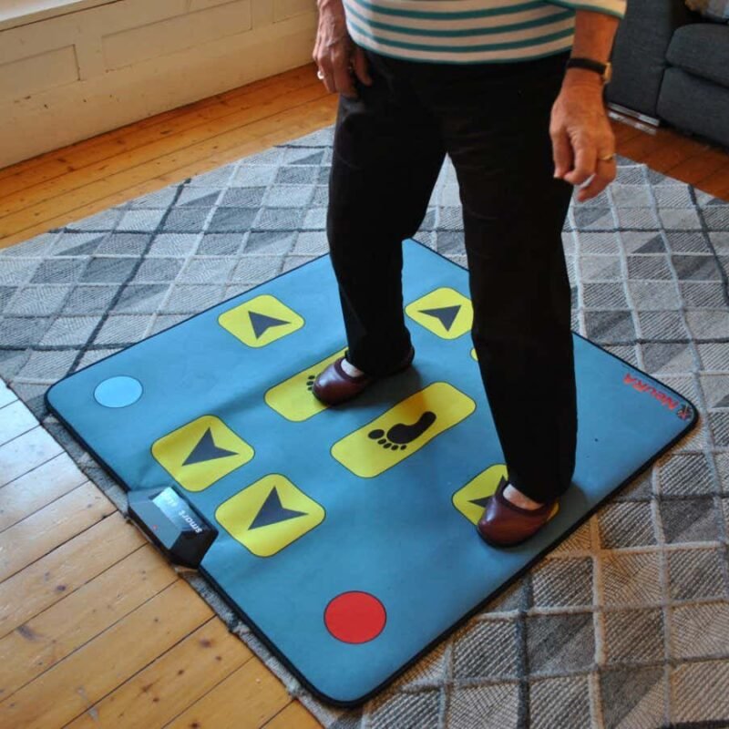 Dance mat-style game helps stop older people falling Dance mat-style game helps stop older people falling