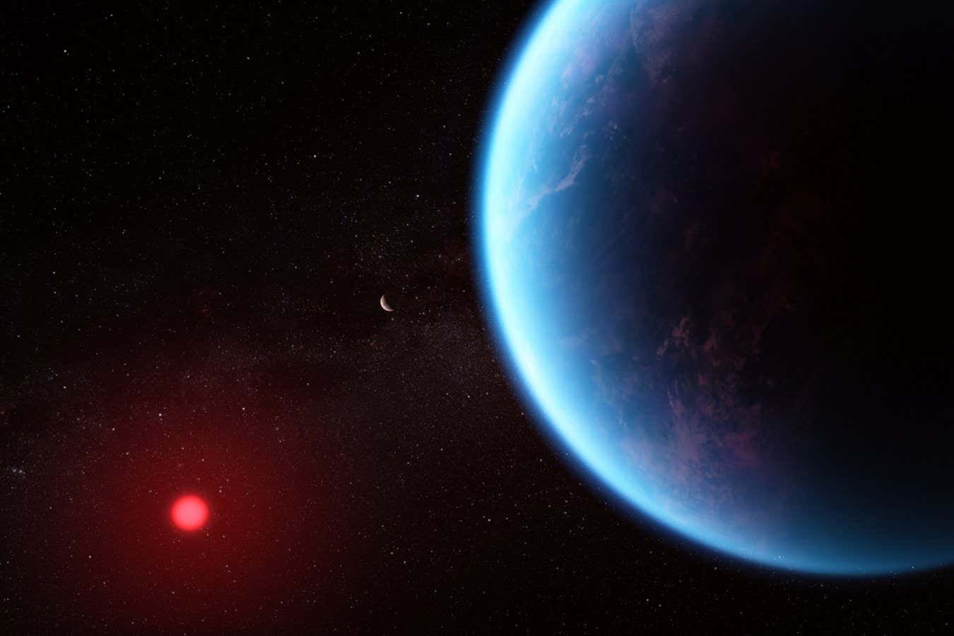 Super Earths that seem to have oceans may actually be covered in magma