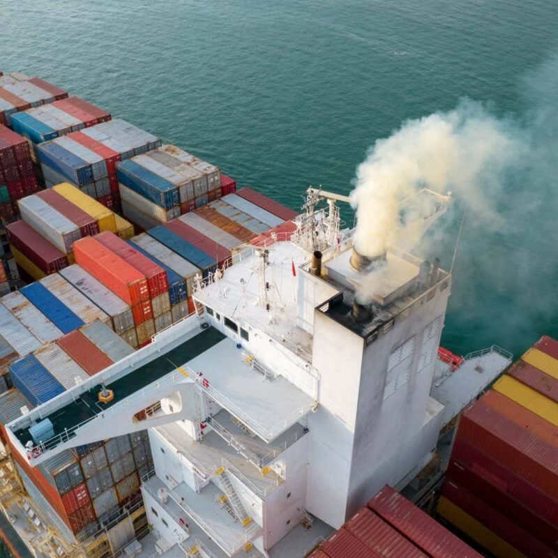 A container ship just tested a system to capture its own CO2 emissions A container ship just tested a system to capture its own CO2 emissions