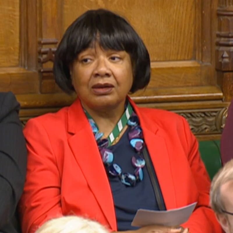 Diane Abbott snubbed over 40 times by speaker as she tries to address race row during PMQs