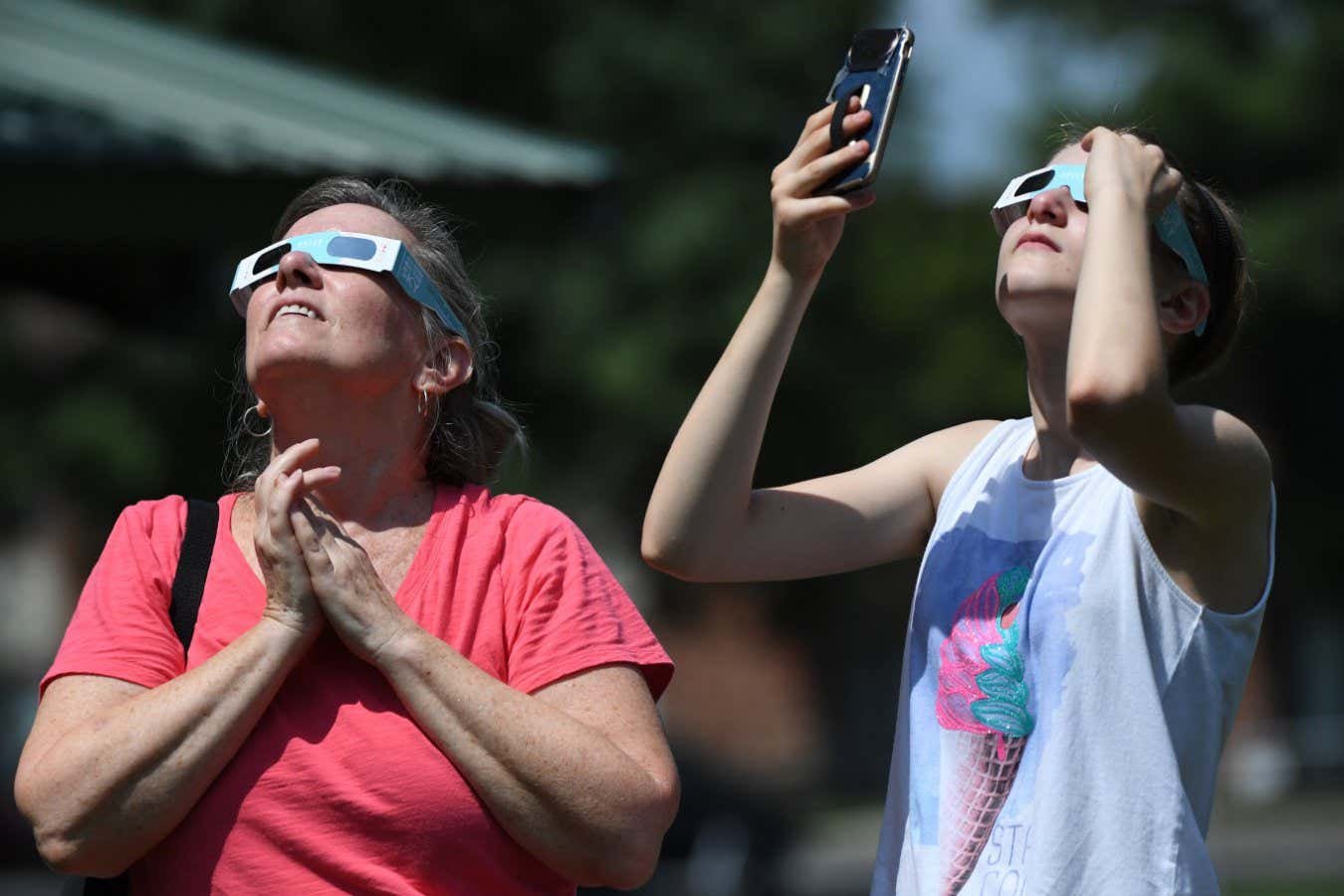 April’s eclipse: How to view it safely and what to look for in eclipse glasses