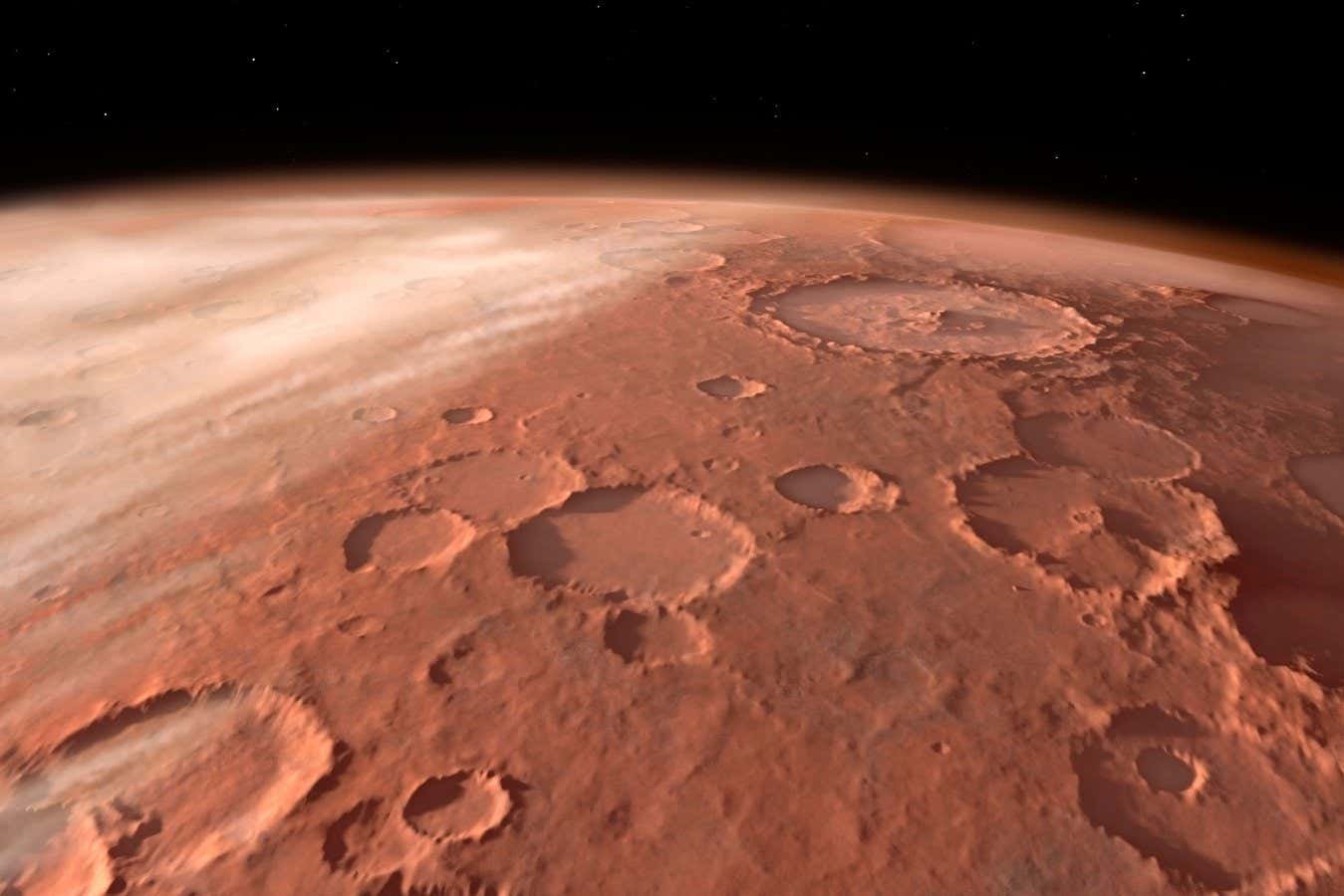 A single meteorite smashed into Mars and created 2 billion craters