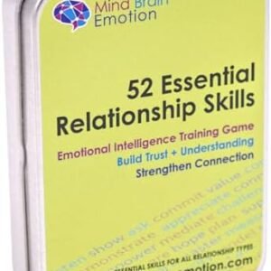 52 Essential Emotional Intelligence Training – Relationship Skills Card Game for Empathy, Trust Building Activities, Conversation Starters, Team Icebreaker Tools – by Harvard Researcher