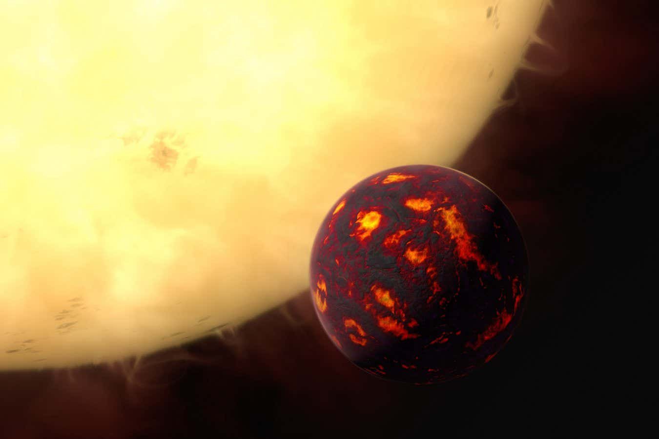 Planet caught in a gravitational ‘tidal storm’ is so hot that it glows