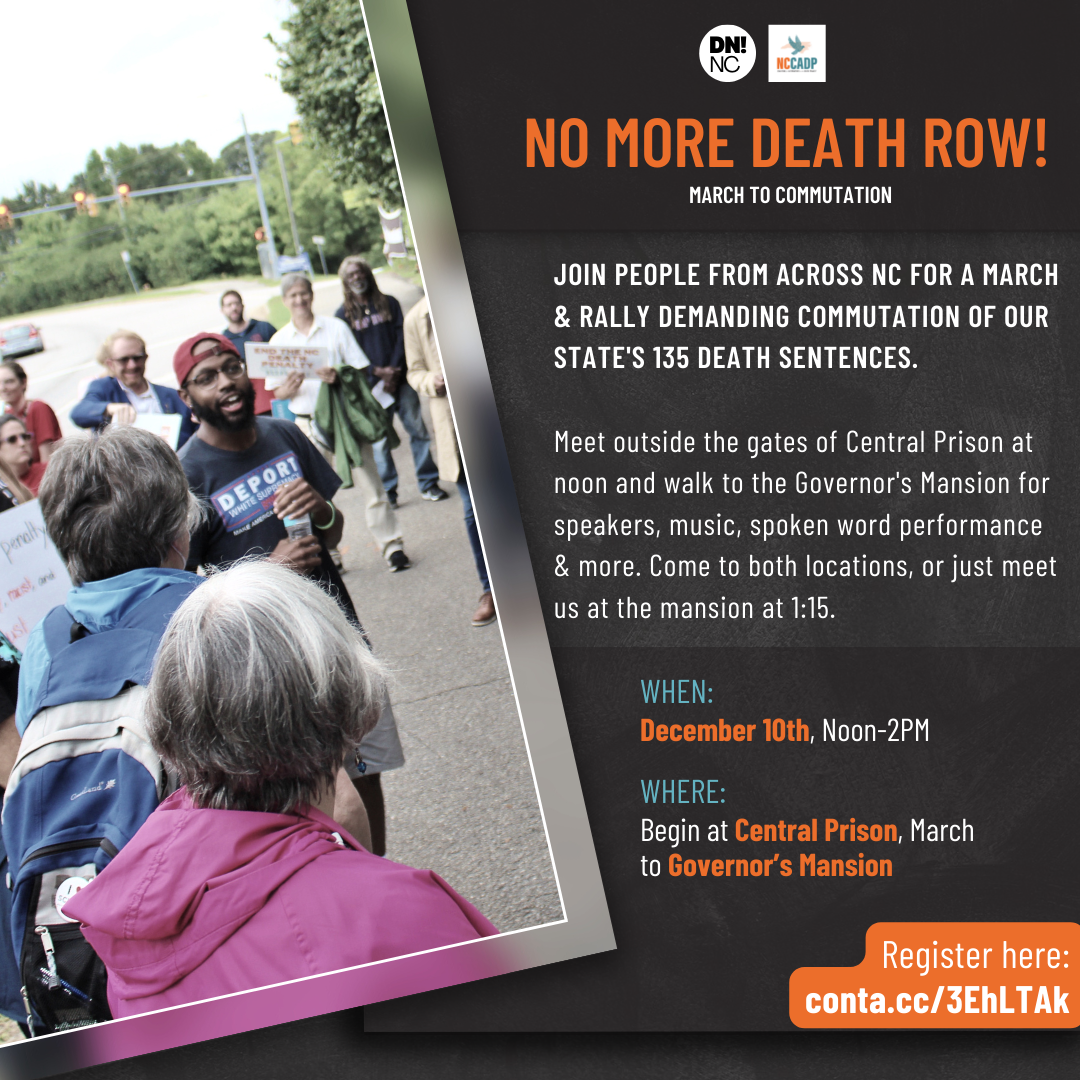 TOMORROW: Rally With Us to End Death Penalty