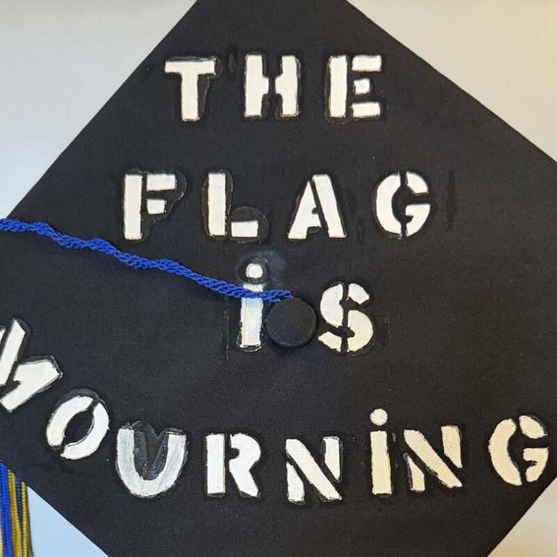 The Flag Is Mourning. You May Kill My Body, but You Will Never Silence My Soul.