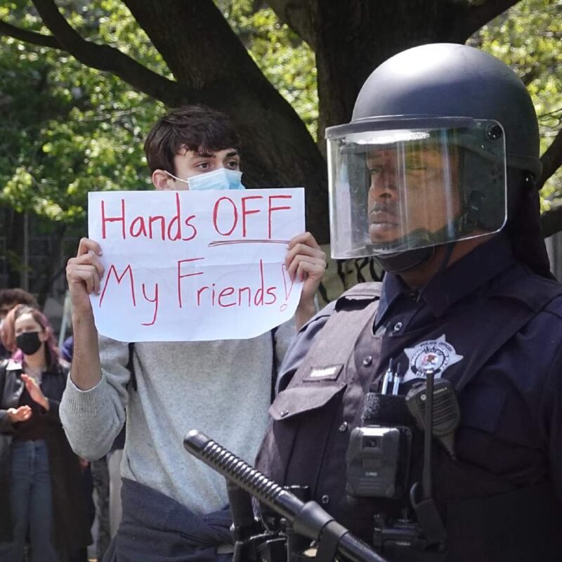 Campus Police Are Among the Armed Heavies Cracking Down on Students