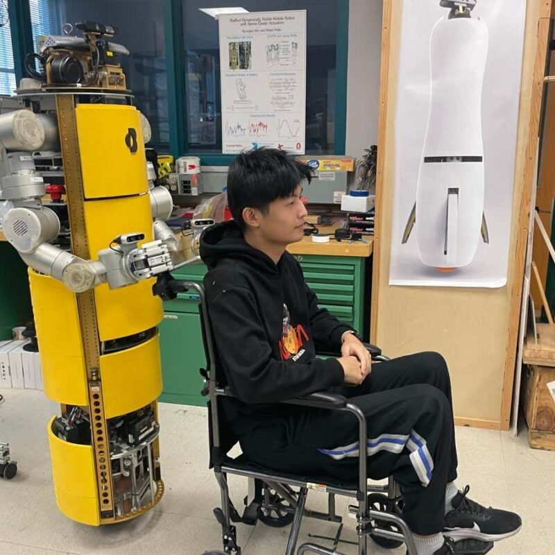 Ball-balancing robot could assist wheelchair users