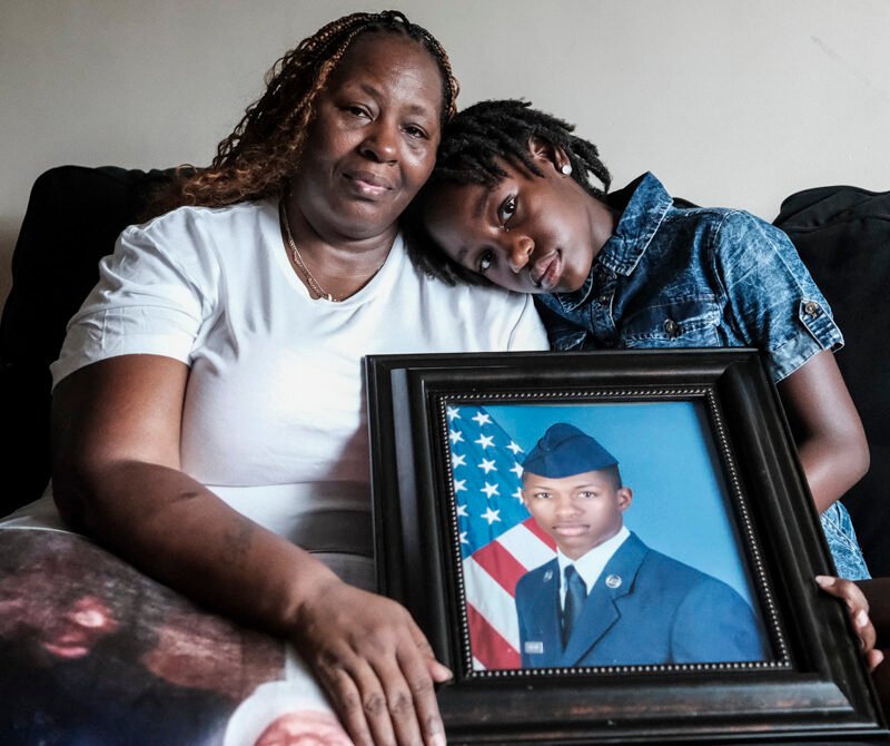 U.S. Airman Roger Fortson, fatally shot by police, is mourned at funeral : NPR