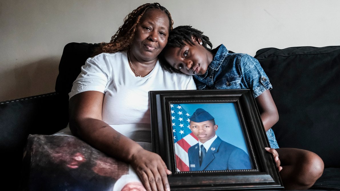 U.S. Airman Roger Fortson, fatally shot by police, is mourned at funeral : NPR