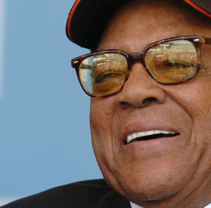 Famed baseball player Willie Mays – the “say hey kid”