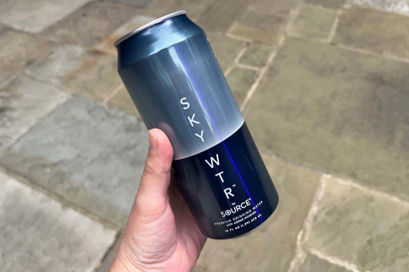 Sky Wtr: Canned water made from air and sunlight to hit US stores in September