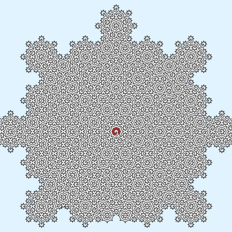 Incredibly complex mazes discovered in structure of bizarre crystals