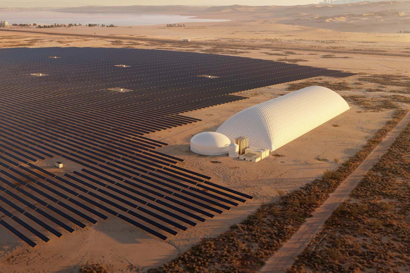 Giant dome filled with CO2 could store excess power from renewables