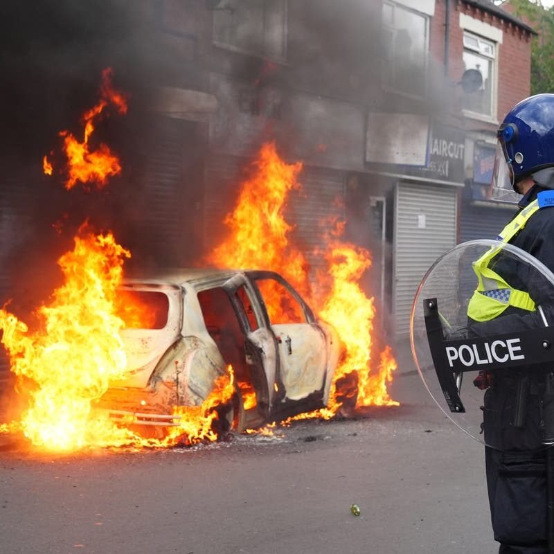 Claims of two-tier policing at far-right riots ‘racist gaslighting’, equality campaigners say