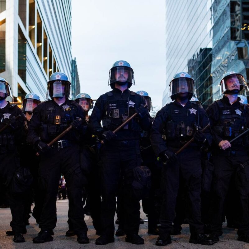 Chicago Police Brutalized Gaza Protesters As Democrats Celebrated “Freedom”