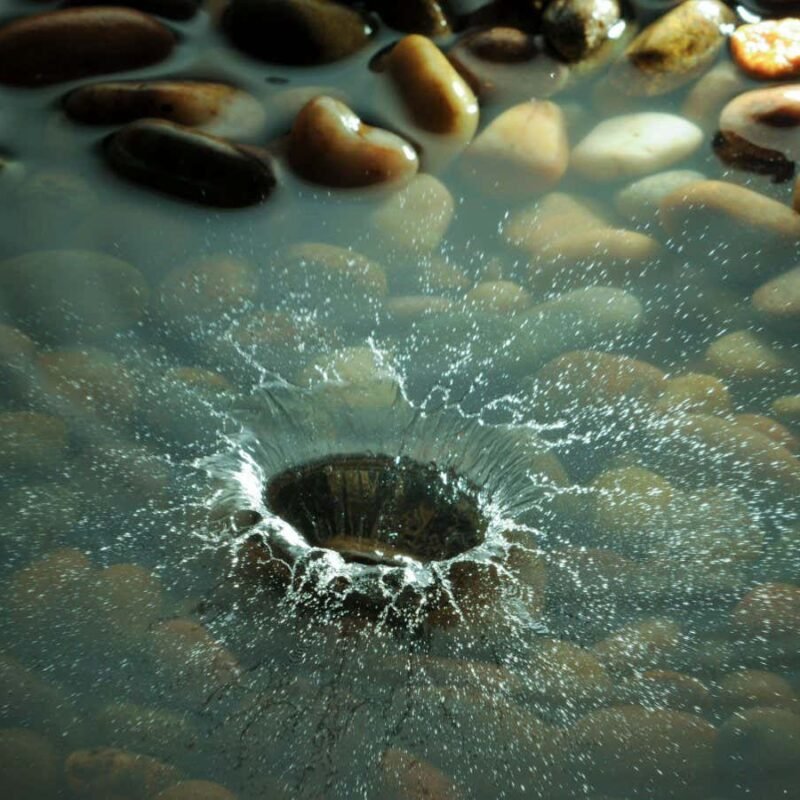 A slight curve helps rocks make the biggest splash