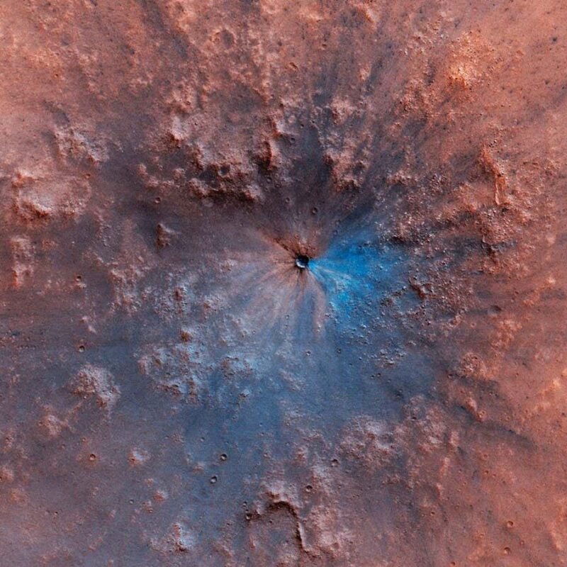 Strange meteorites have been traced to their source craters on Mars