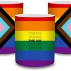 PRIDE Miami Florida FL LGBTQIA Allies Intersex Inclusive Progress Pride Flag Coffee Mug The 305 White