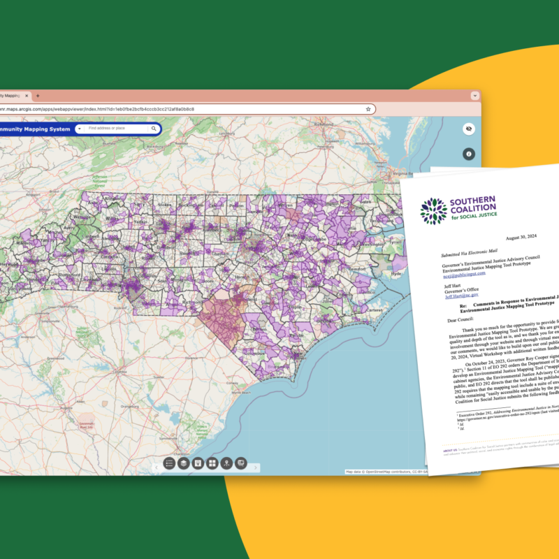 SCSJ Celebrates EJ Mapping Tool Success and Proposes New Features