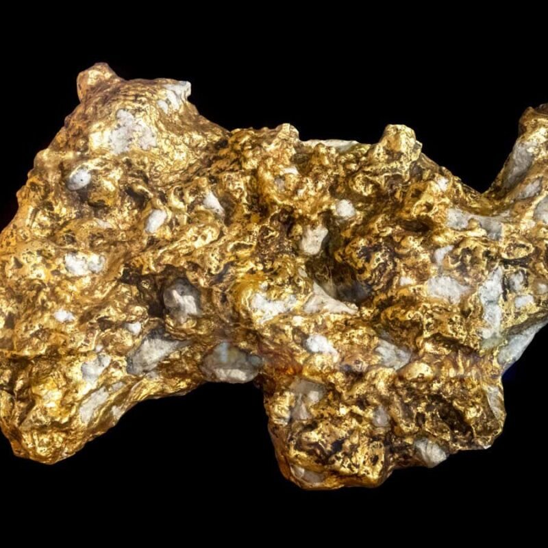 Earthquakes may explain how huge gold nuggets form in quartz rock Earthquakes may explain how huge gold nuggets form in quartz rock
