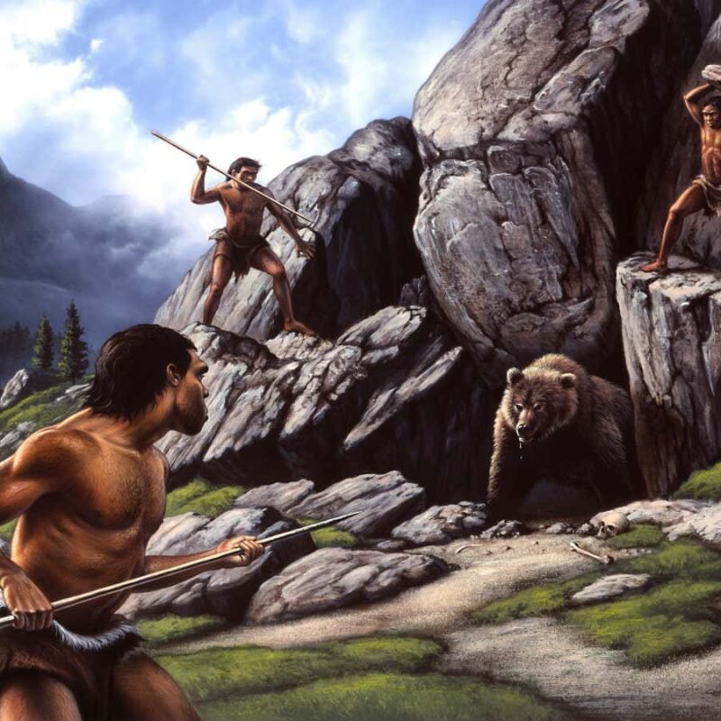 Gravity may explain why Neanderthals failed to adopt advanced weaponry