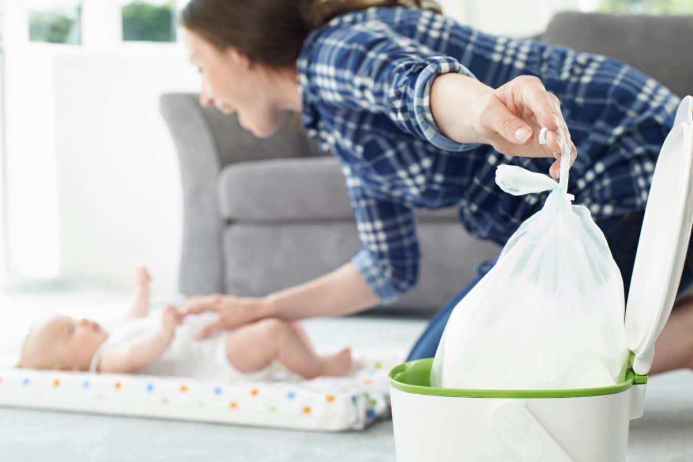 Parents stop finding diapers disgusting once babies are eating solids