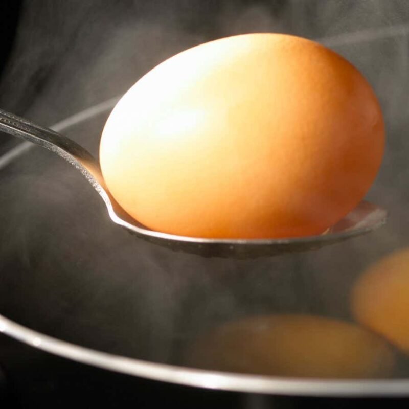 The perfect boiled egg takes more than half an hour to cook