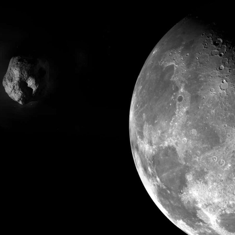 There’s a tiny chance the asteroid headed for Earth could hit the moon