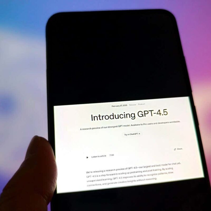 Is OpenAI hitting a wall with huge and expensive GPT-4.5 model?