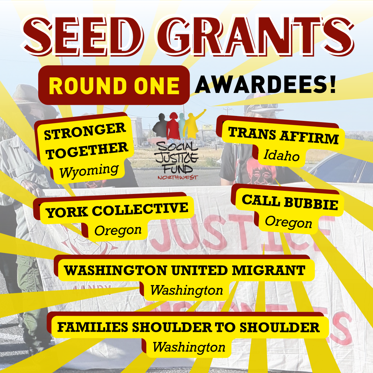 2025 Seed Grant – Round One Awardees