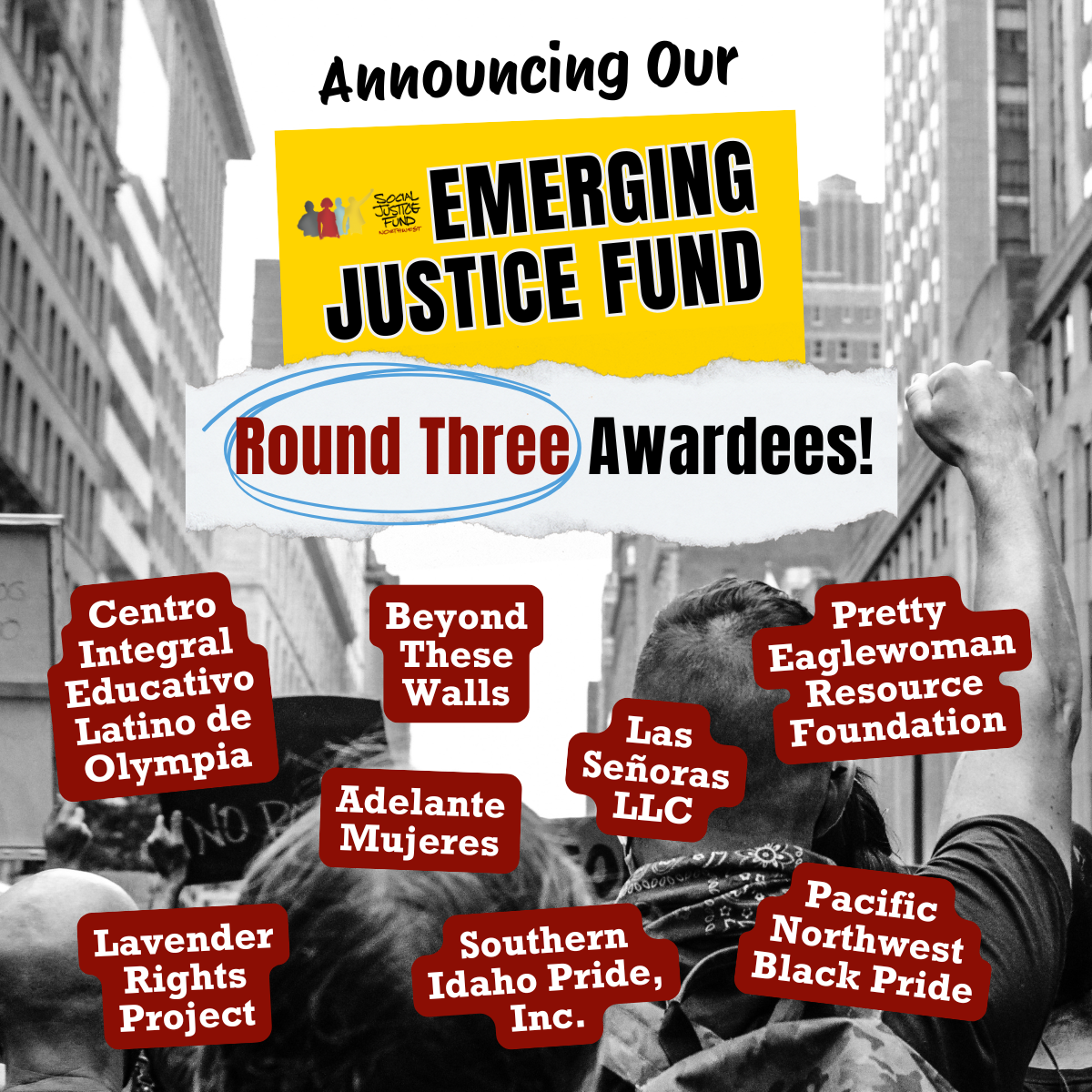 2025 Emerging Justice Fund – Round Three Awardees