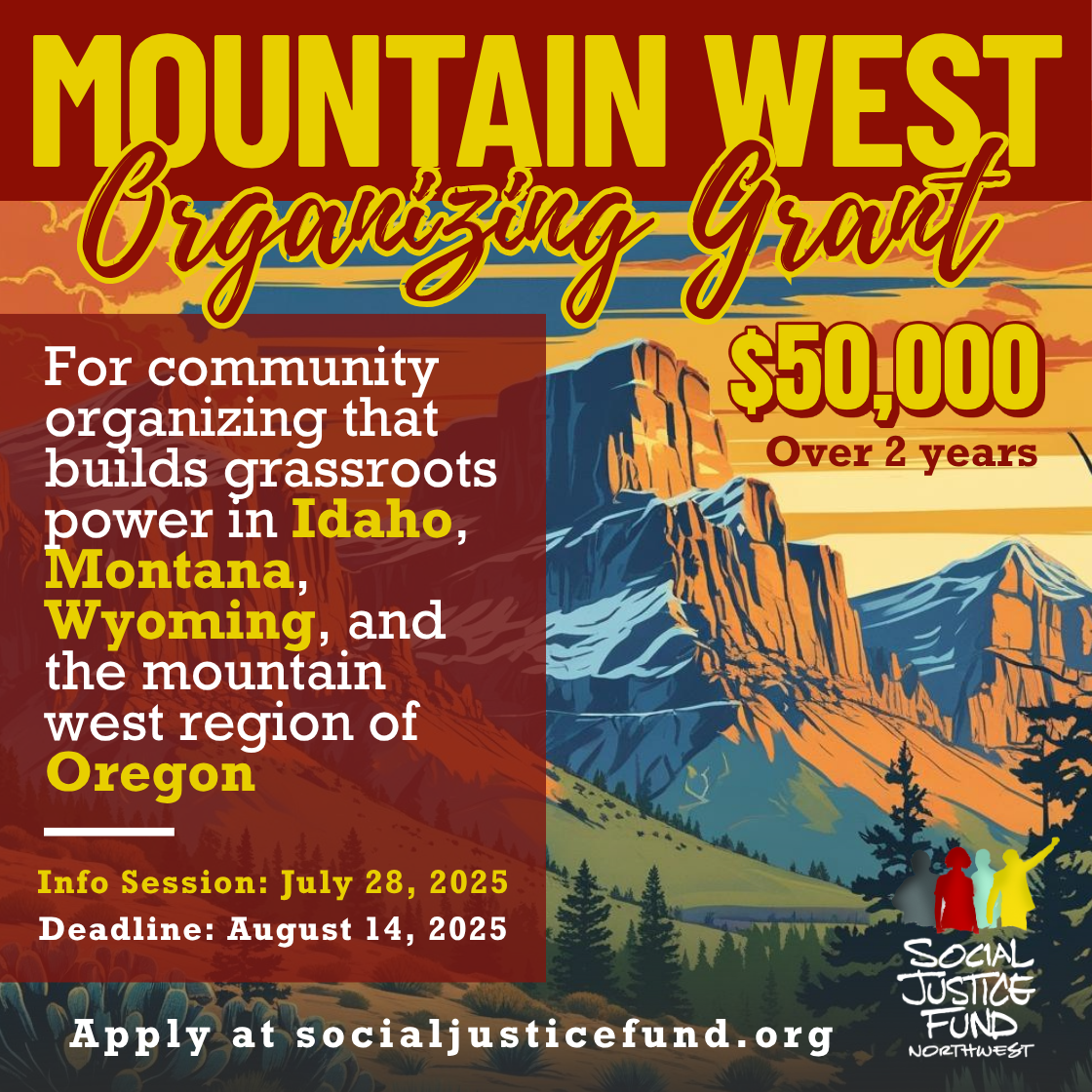 2025 Mountain West Organizing Grant