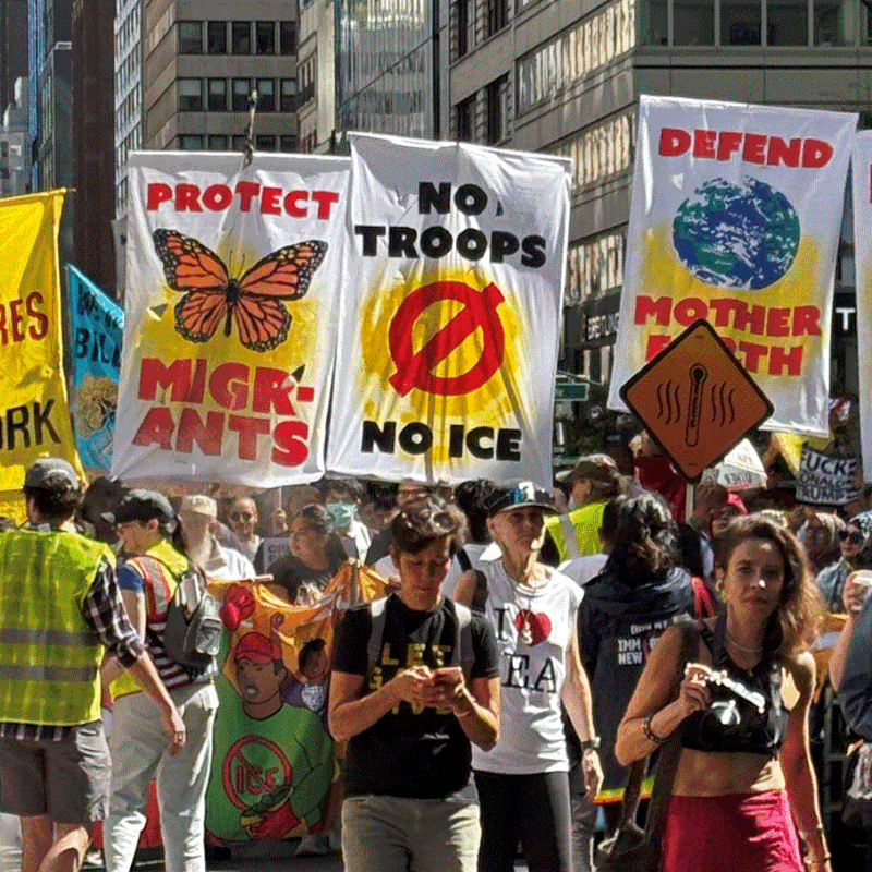 Marching In NYC Marching In NYC